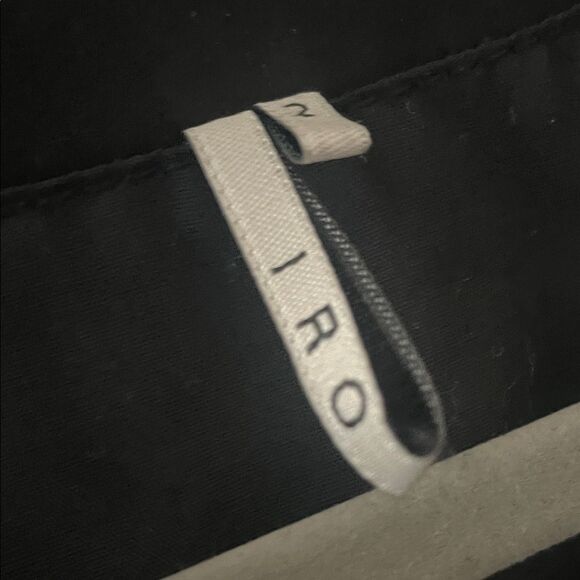 IRO Black Suede Zippered Bomber Jacket for Women - Picture 2 of 9